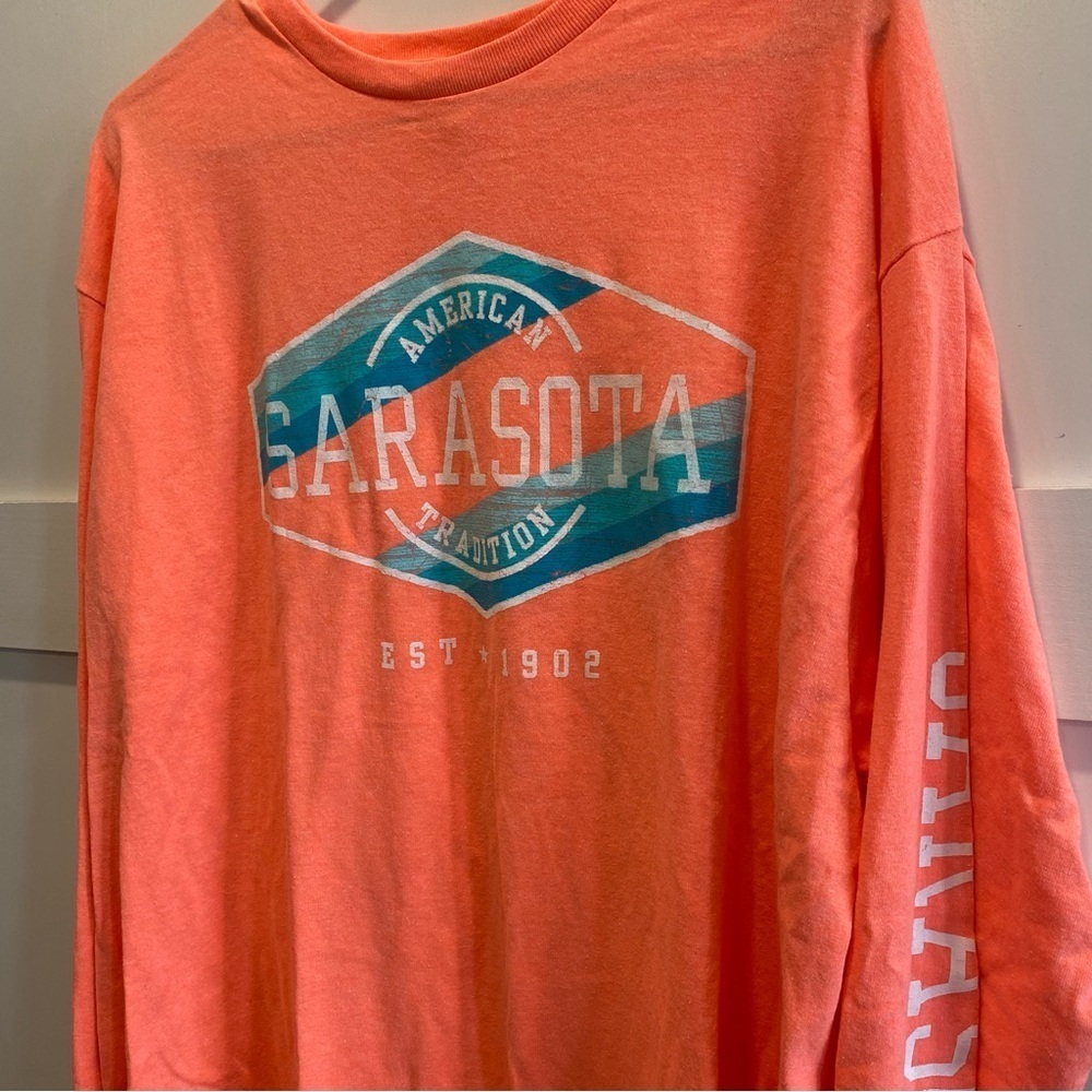 Coral Long Sleeve Sarasota Shirt Size XL - Picture 2 of 8